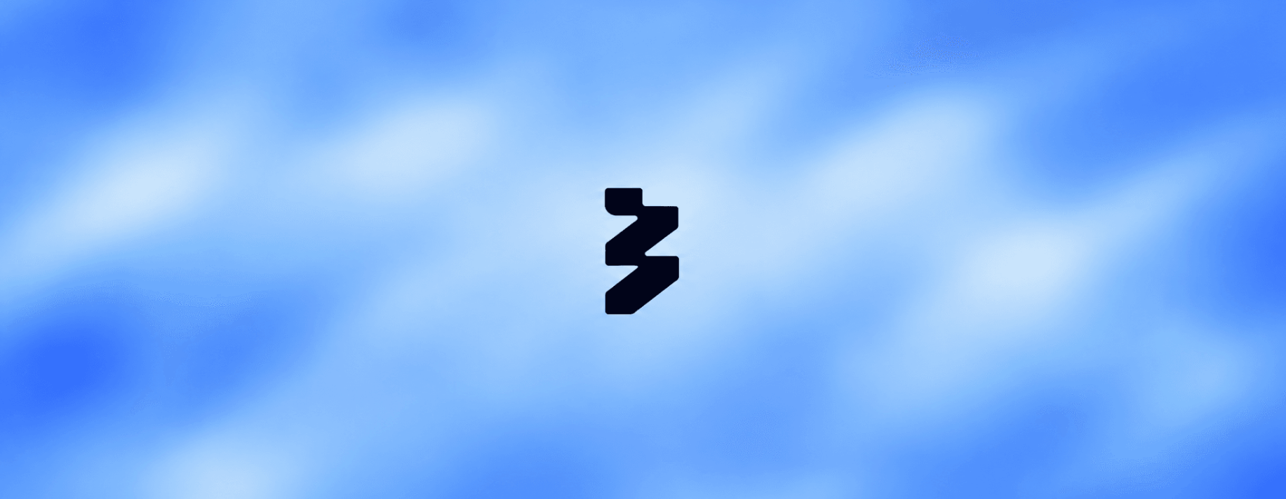 Bannière Meffle : logo noir sur un dégradé bleu clair